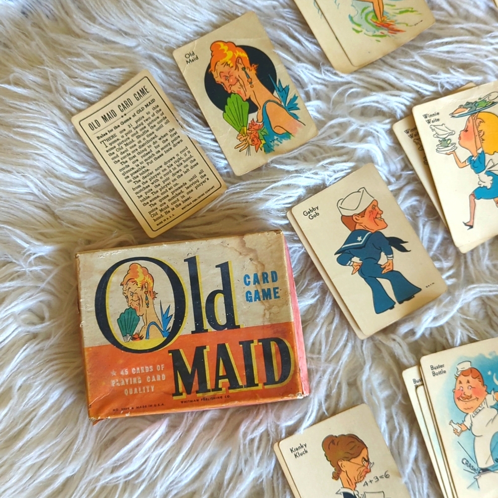 Vintage Old Maid card set
